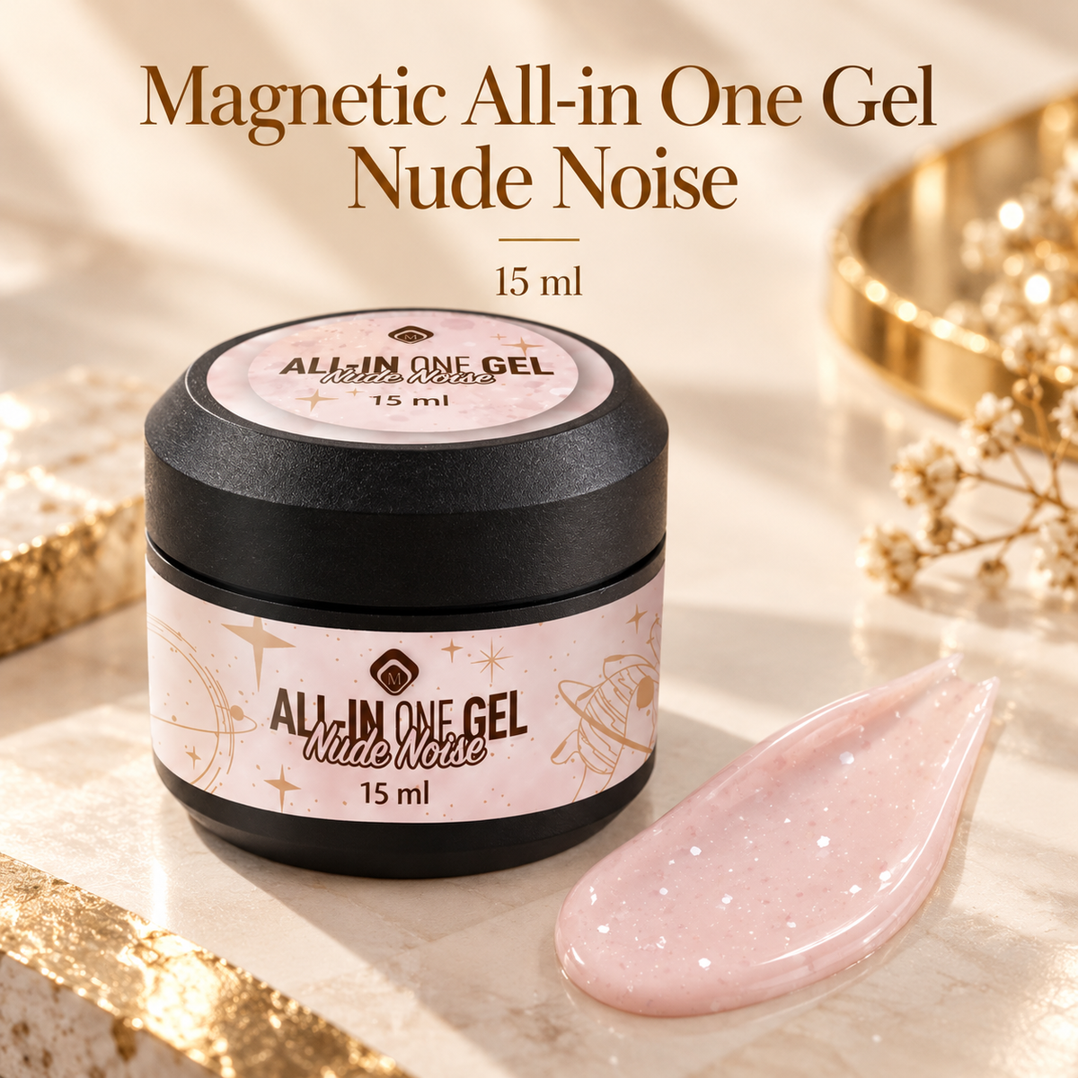 Product met tekst — All in One Gel Nude Noise