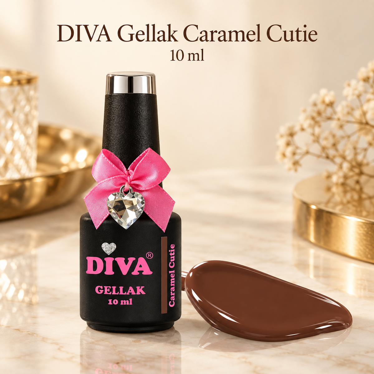 Product met tekst — DIVA Gellak Caramel Cutie 10 ml