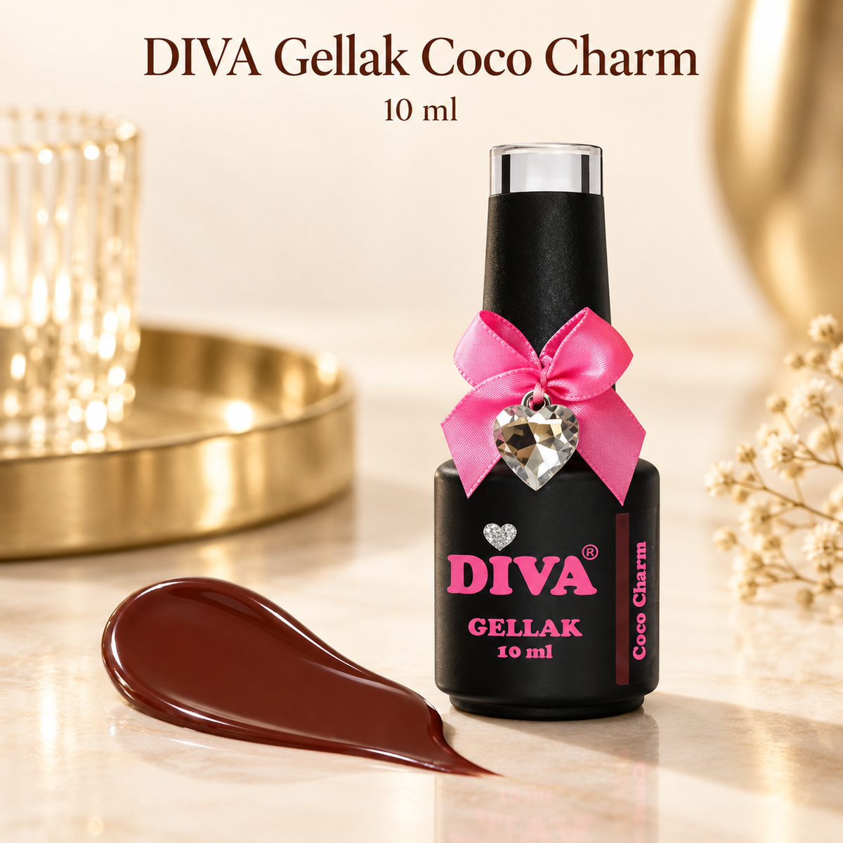 Product met tekst — DIVA Gellak Coco Charm 10 ml