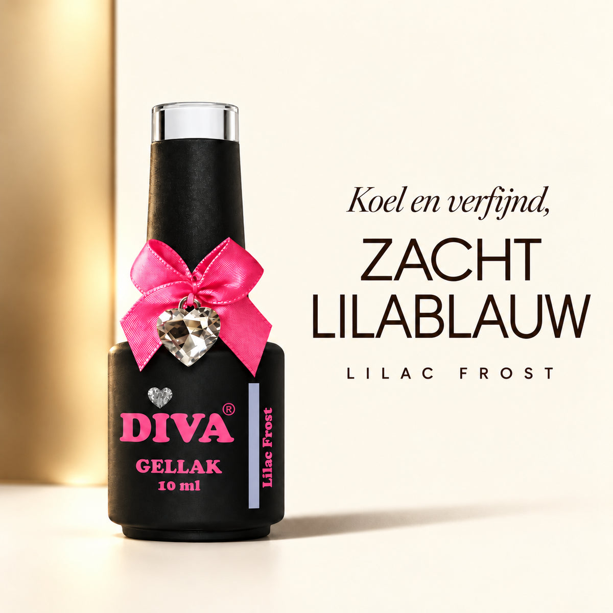Tekstbeeld — DIVA Gellak Lilac Frost 10 ml