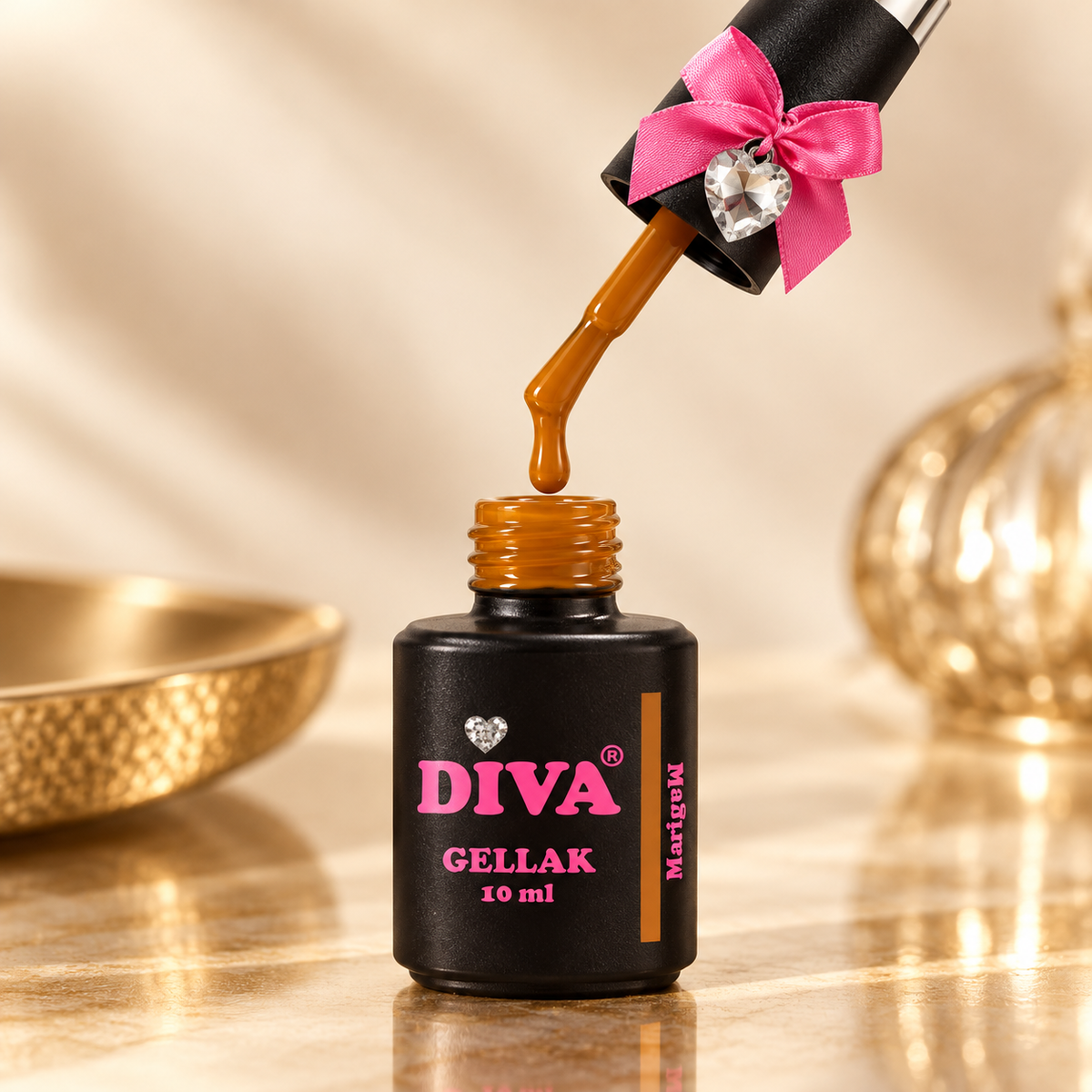 Gel en textuur — DIVA Gellak Marigold 10 ml