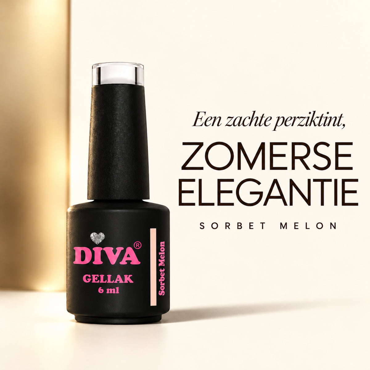 Tekstbeeld — DIVA Gellak Sorbet Melon 6 ml