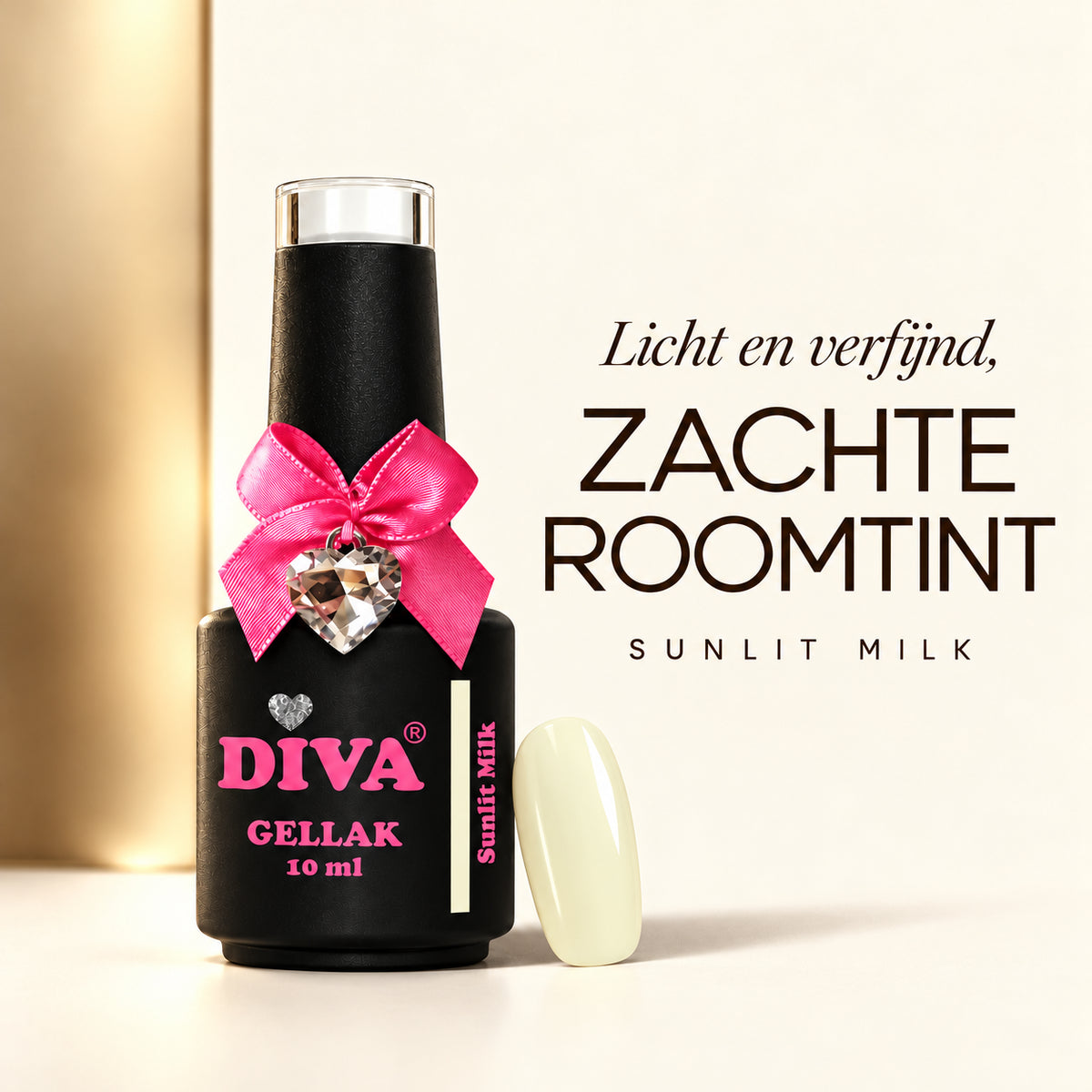 Tekstbeeld — DIVA Gellak Sunlit Milk 10 ml