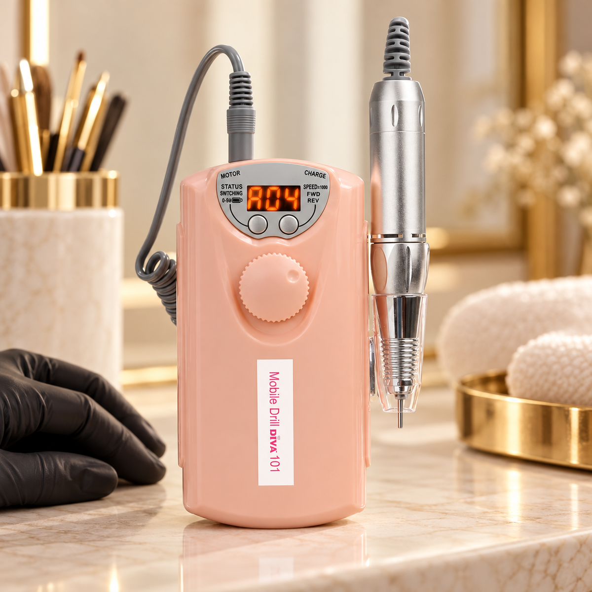 In de salon — DIVA Nagelfrees 30.000 rpm - Soft Pink