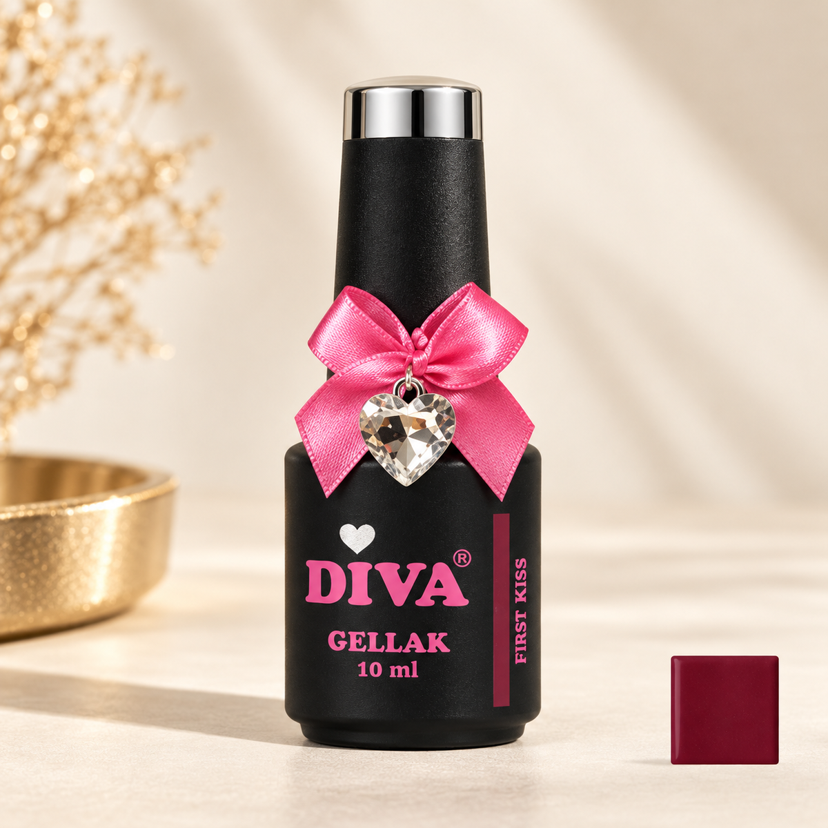Productfoto met kleurstaal — First Kiss (Collection Love At First Sight)
