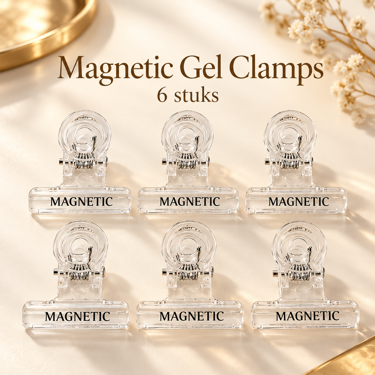 Product met tekst — Gel Clamps 6 pieces