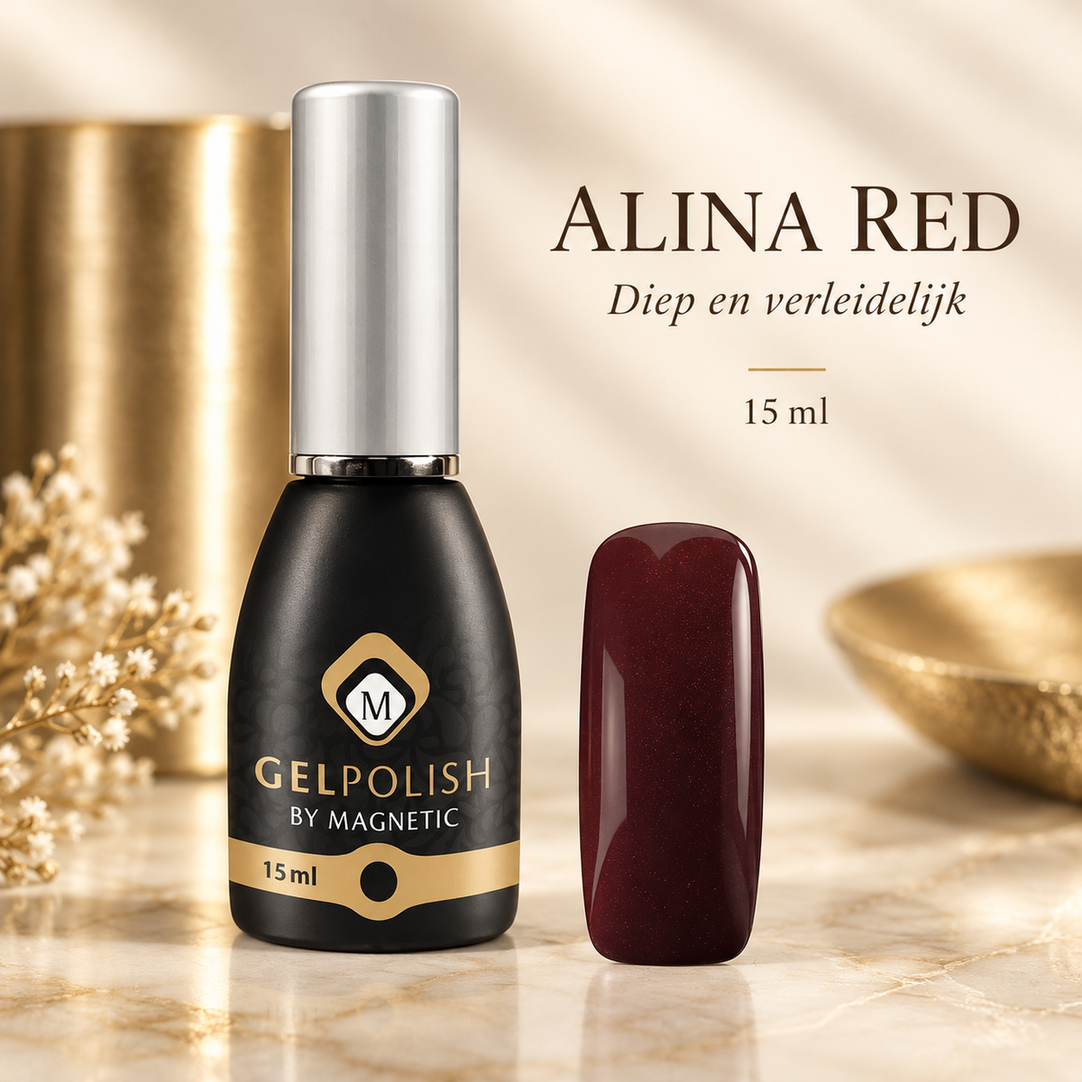 Tekstbeeld — Gelpolish Alina Red 15 ml