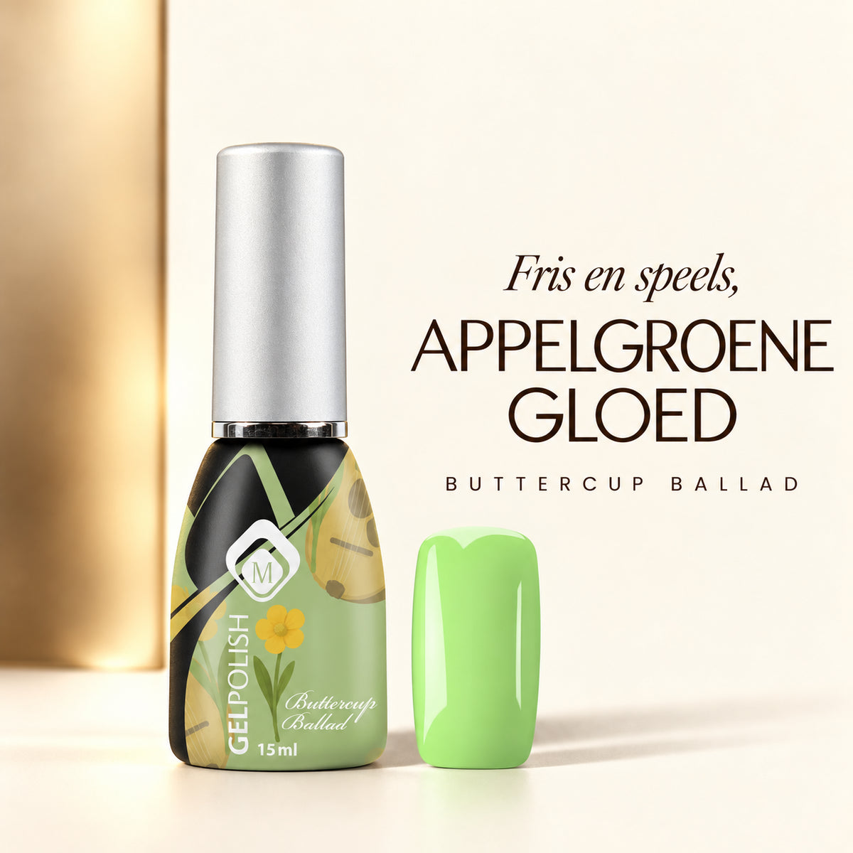Tekstbeeld — Gelpolish Buttercup Ballad