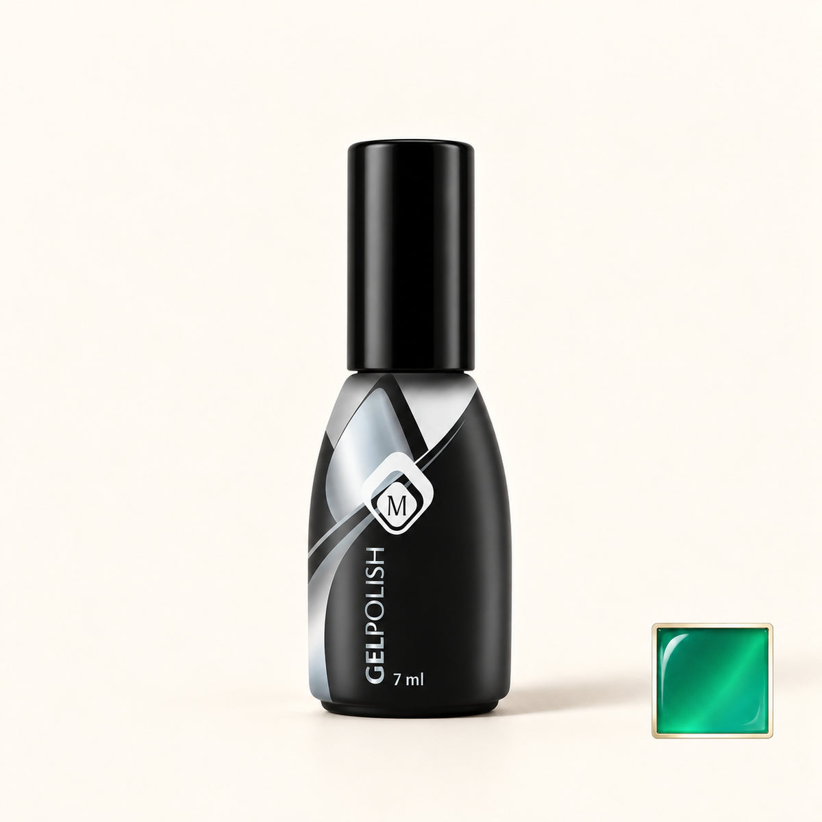 Productfoto met kleurstaaltje — Gelpolish Glass 2