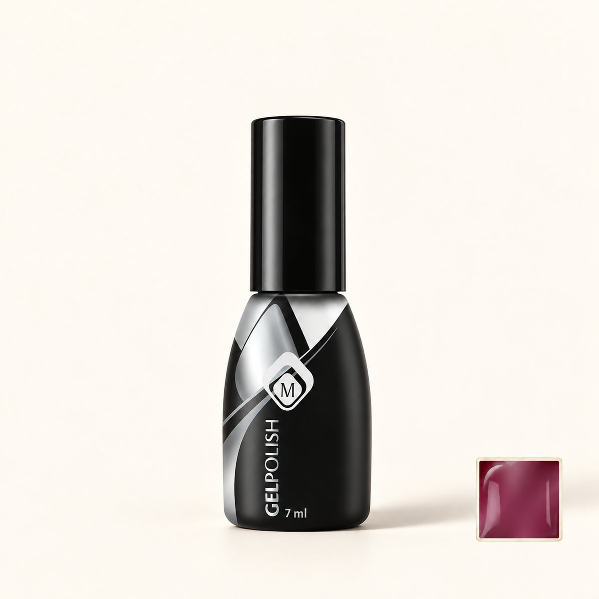 Productfoto met kleurstaaltje — Gelpolish Glass 4
