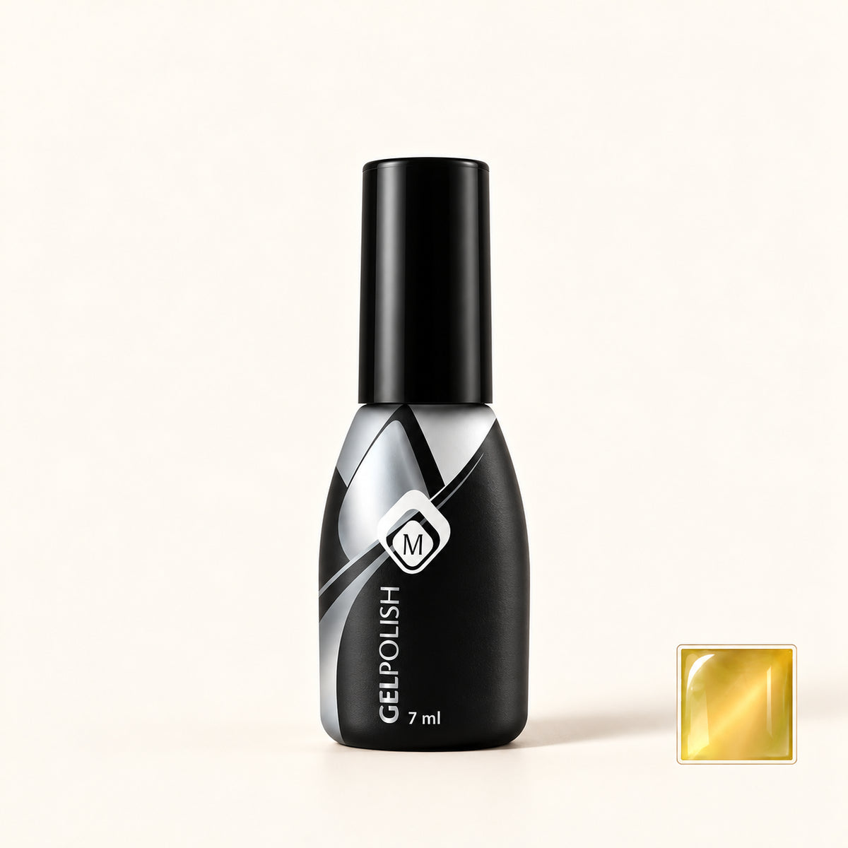 Productfoto met kleurstaaltje — Gelpolish Glass 6