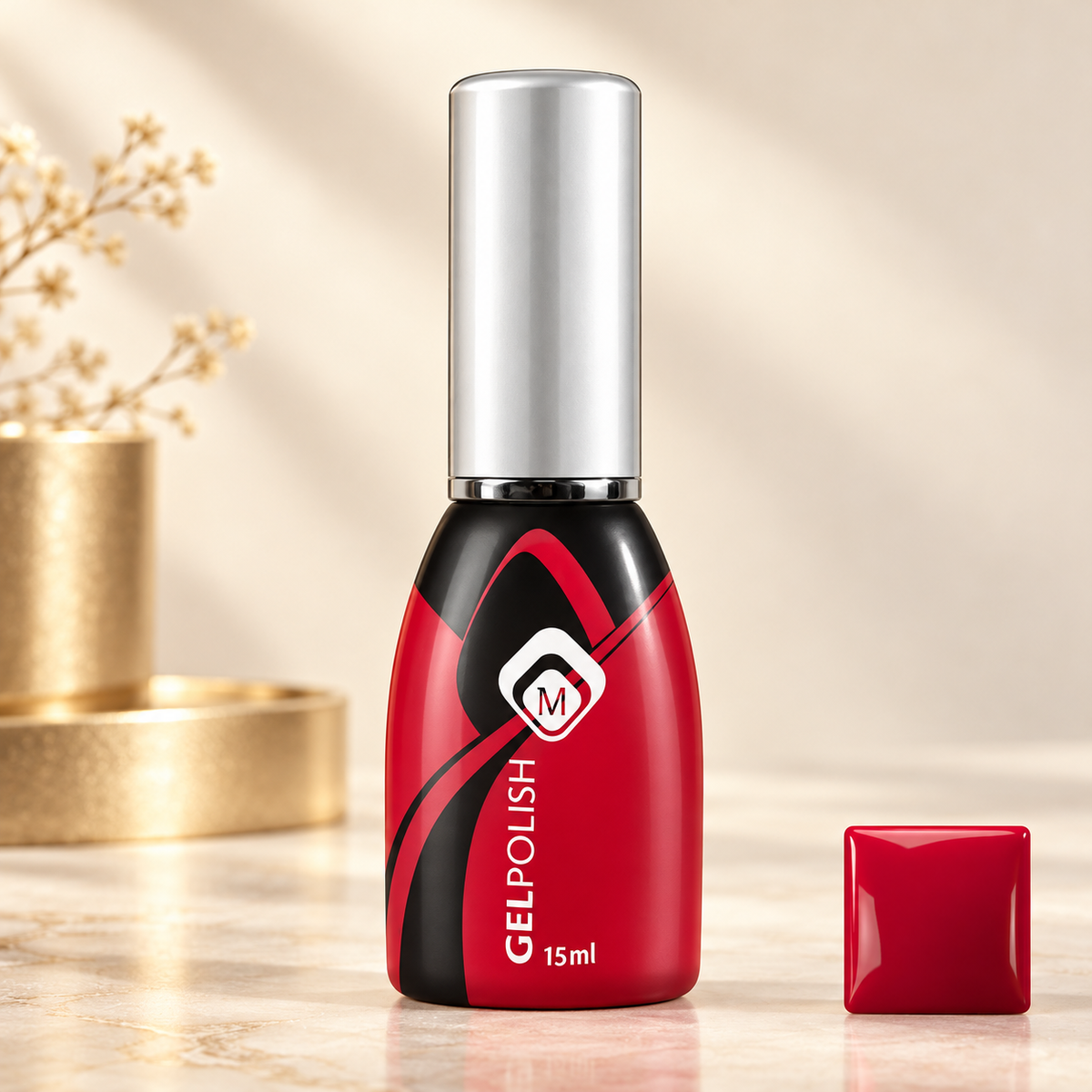 Productfoto met kleurstaaltje — Gelpolish Mey's Choice 2019