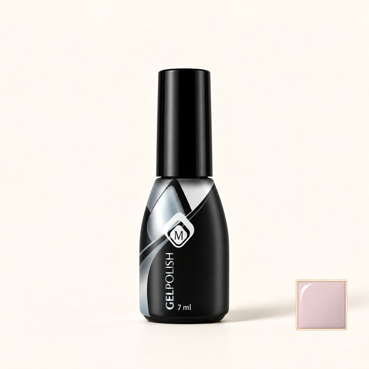 Productfoto met kleurstaaltje — Gelpolish Nude 7