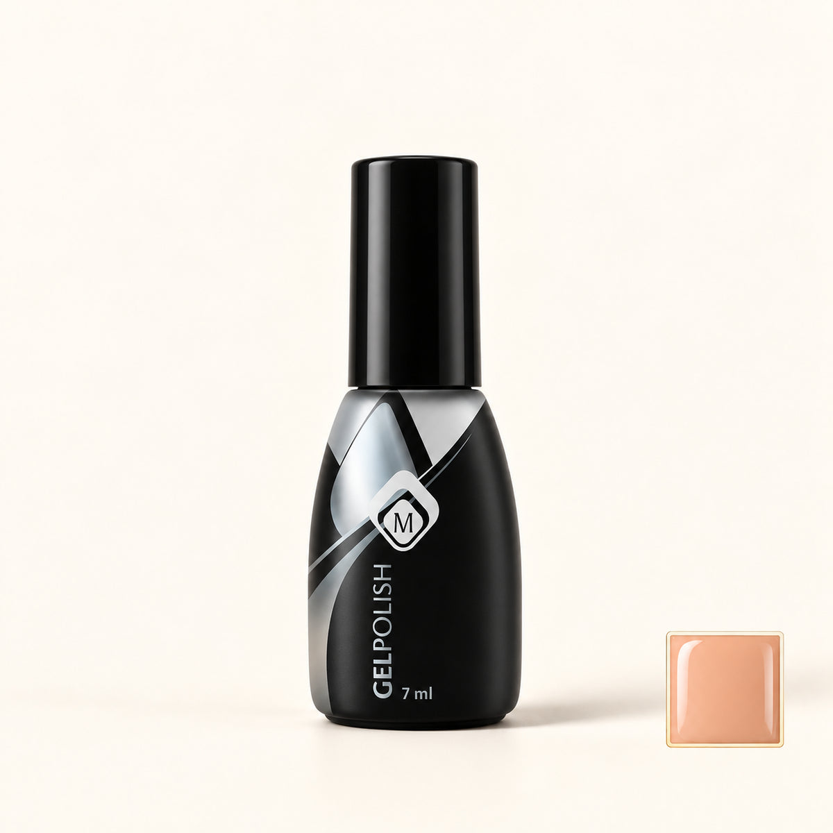 Productfoto met kleurstaaltje — Gelpolish Pastel 3