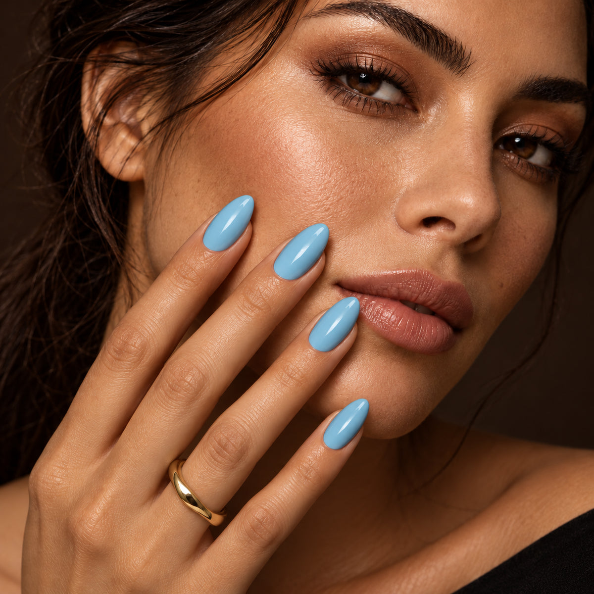 Nagels bij het gezicht — Gelpolish Pastel 4