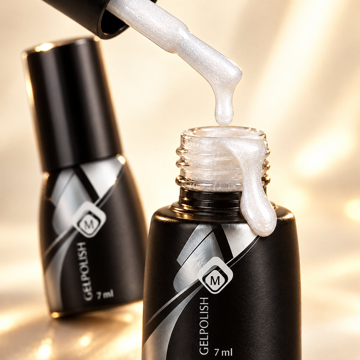 Druppel- en textuurdetail — Gelpolish Pearl 6
