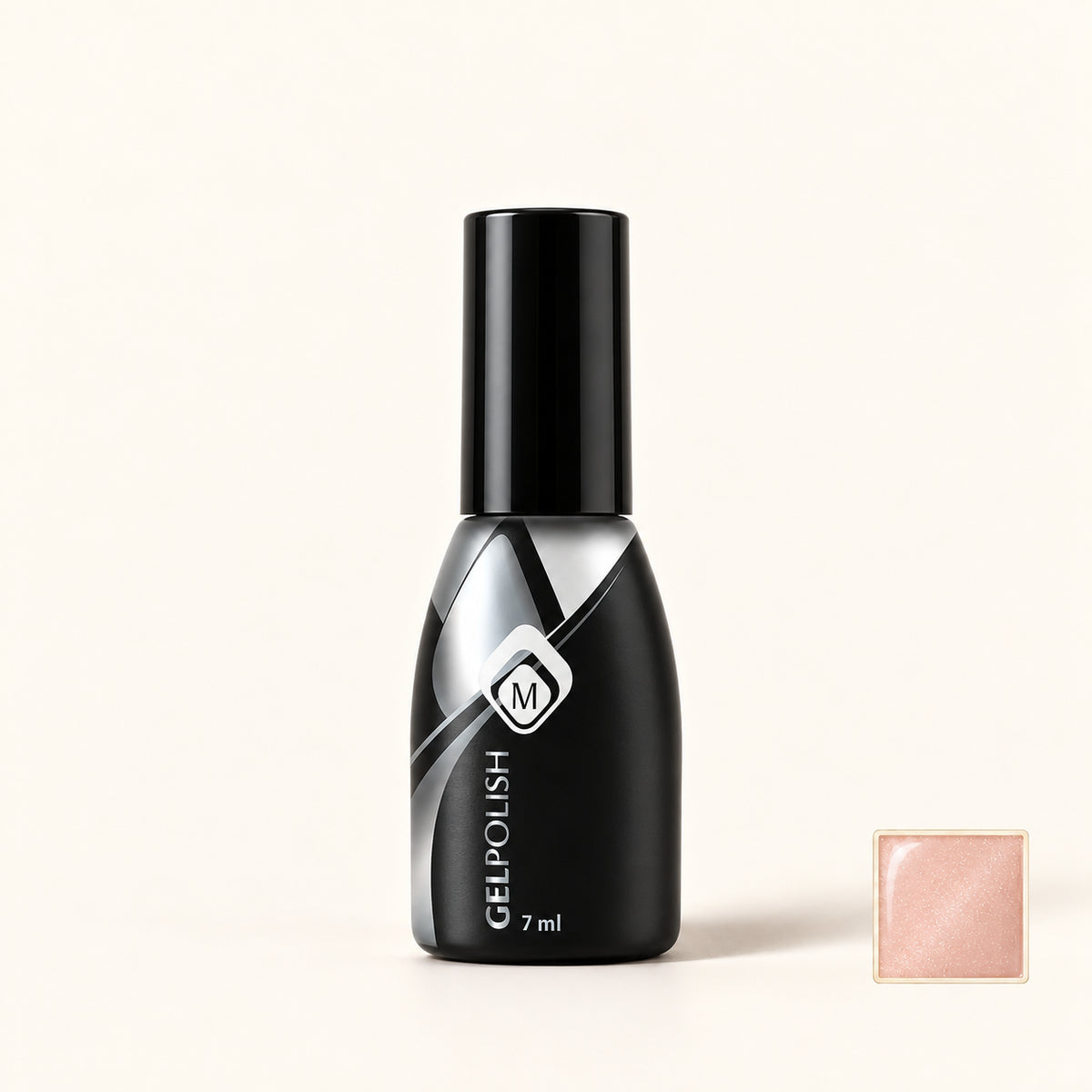 Productfoto met kleurstaaltje — Gelpolish Pearl 7