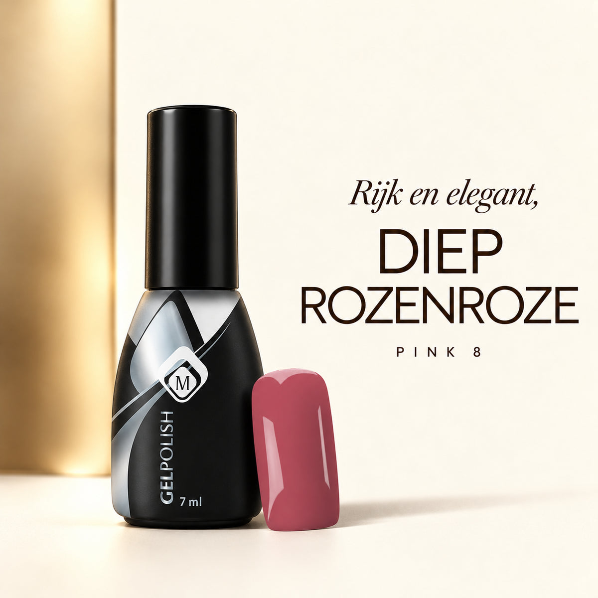 Tekstbeeld — Gelpolish Pink 8