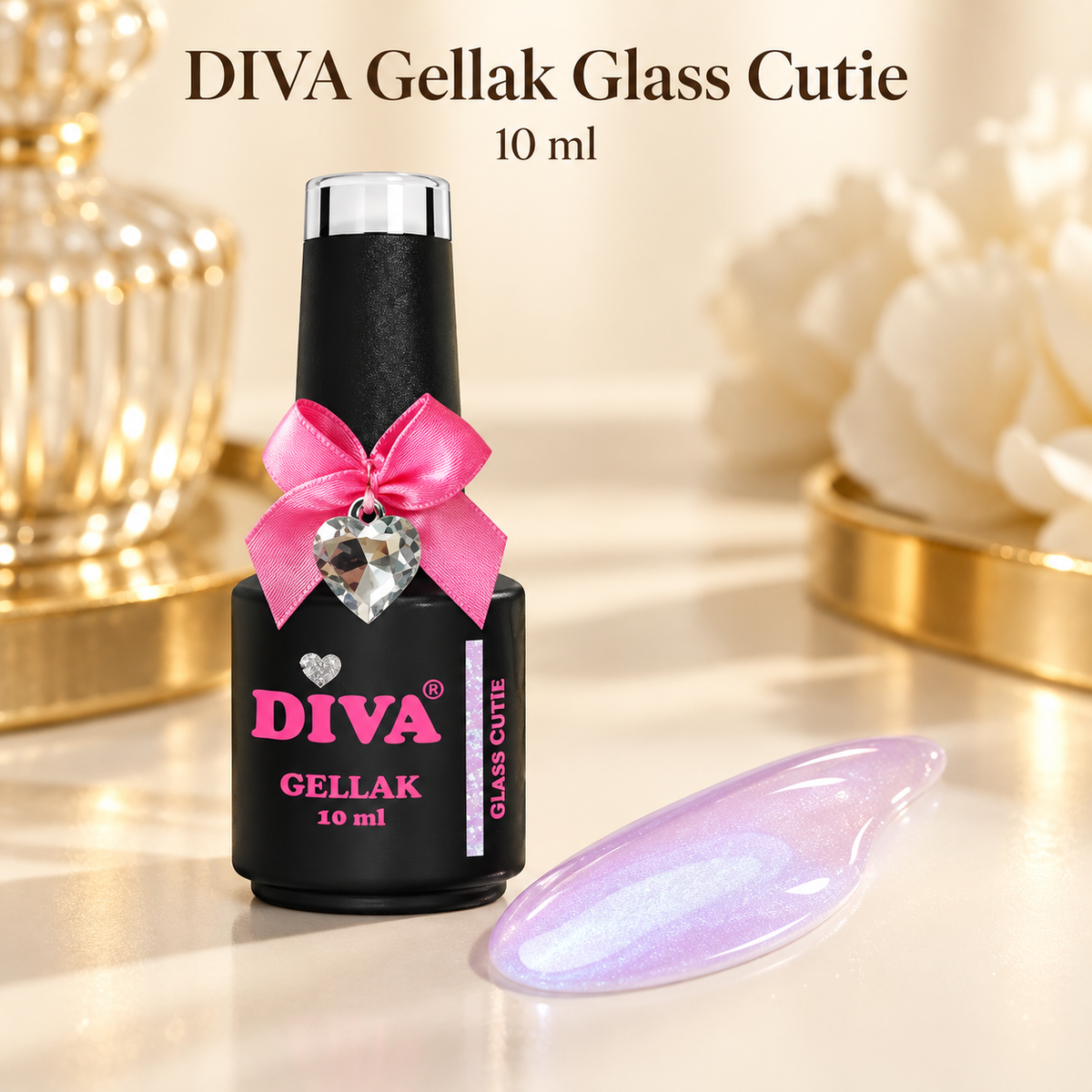 Product met tekst — Glass Cutie (Glitter Glass Collection)