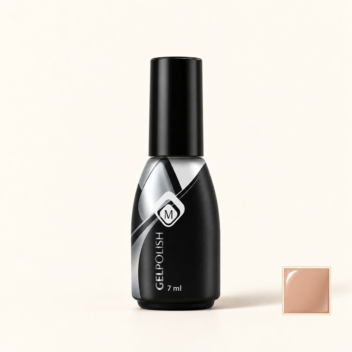 Productfoto met kleurstaaltje — GP 7 ml Nude 1
