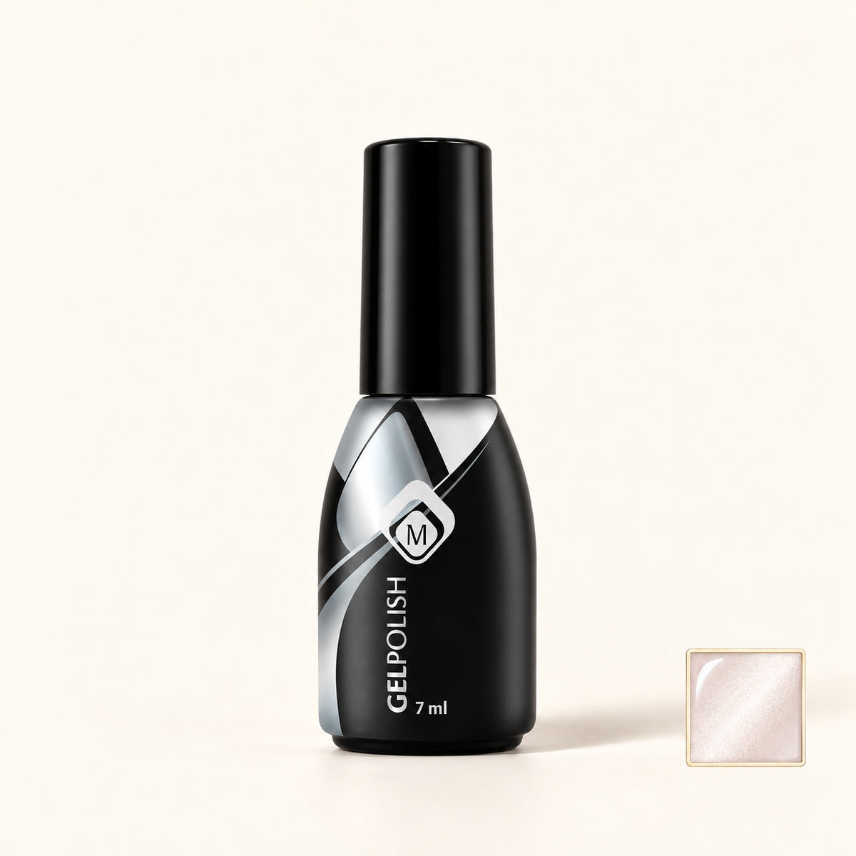 Productfoto met kleurstaaltje — GP 7 ml Pearl 1