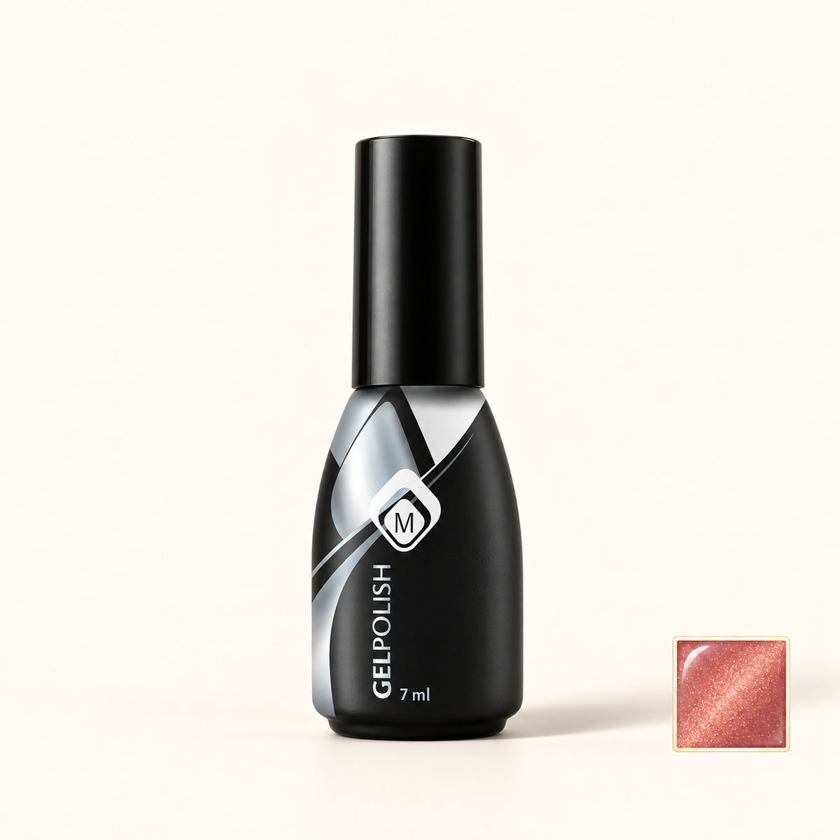 Productfoto met kleurstaaltje — GP 7 ml Shimmer 1