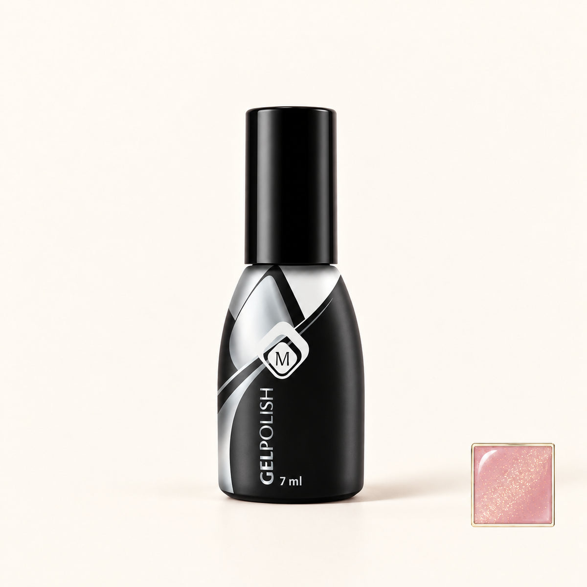 Productfoto met kleurstaaltje — GP 7 ml Shimmer 3