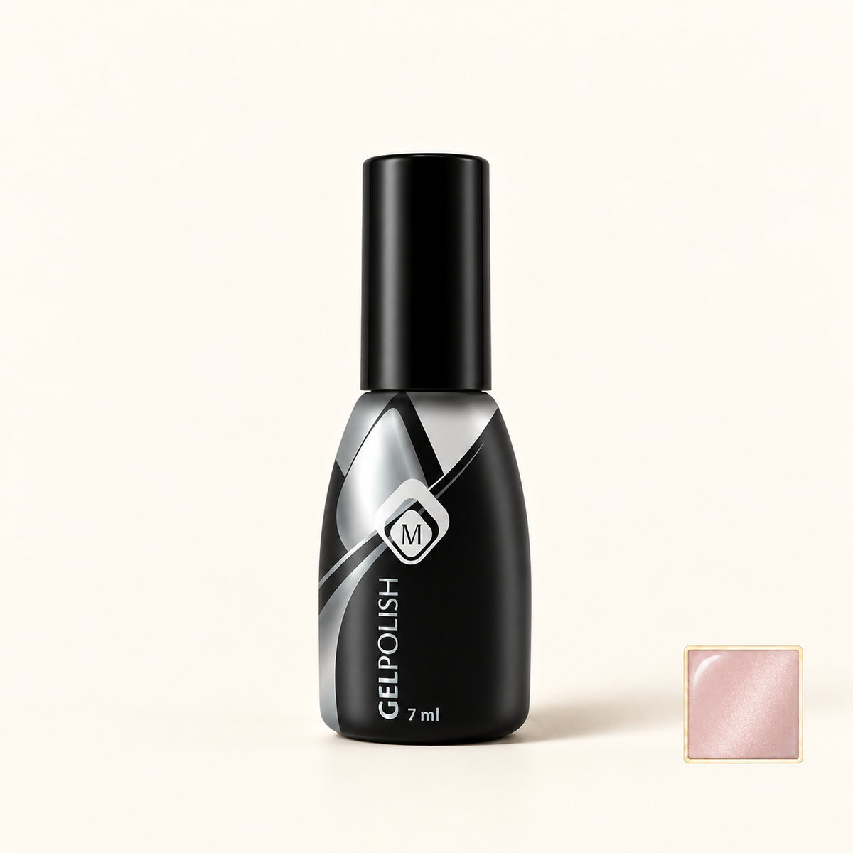 Productfoto met kleurstaaltje — GP 7 ml Shimmer 4