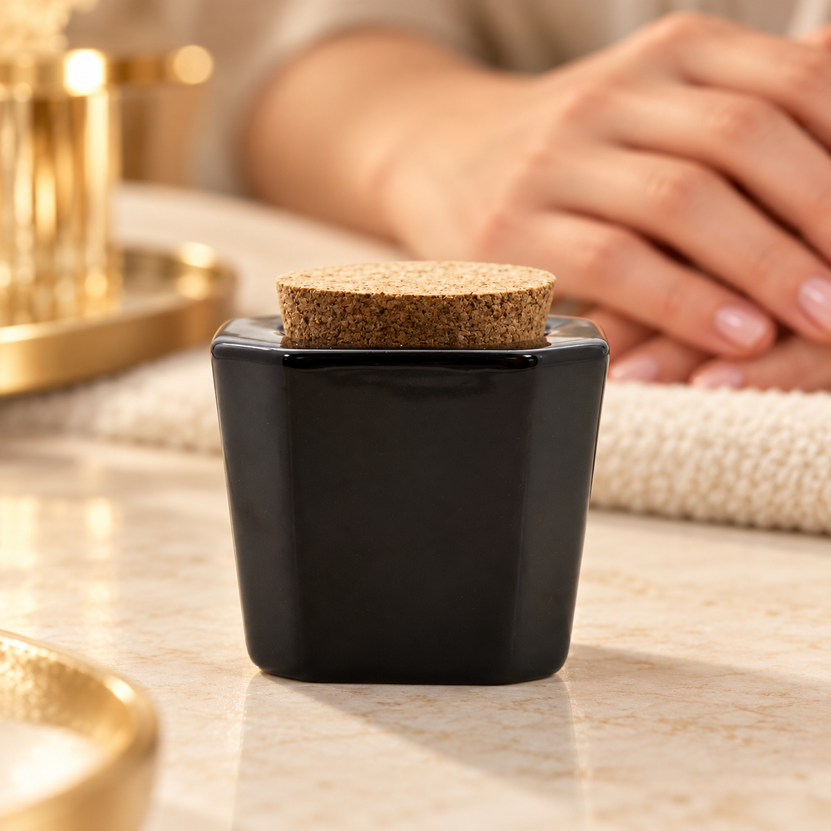 Sfeerbeeld in de salon — Large Dappendish Black Square