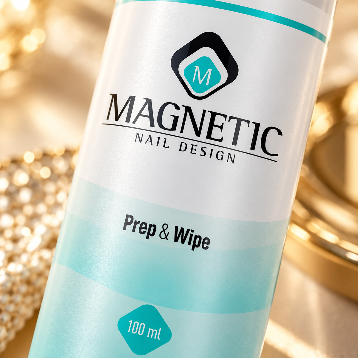 Detail van het etiket — Prep and Wipe 100ml Dop