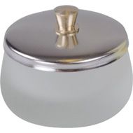 Frosted glass dappen dish