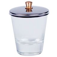 Liquid Glass met RVS Deksel