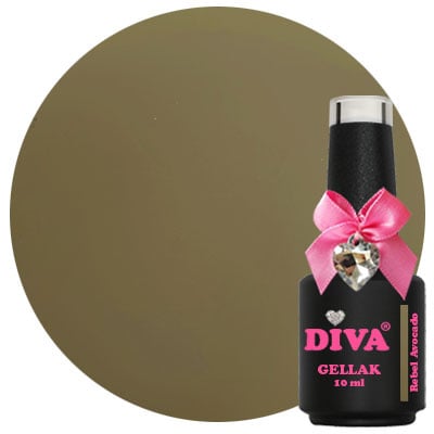 DIVA Gellak Tinted Green Colors Collection 4x 10 ml