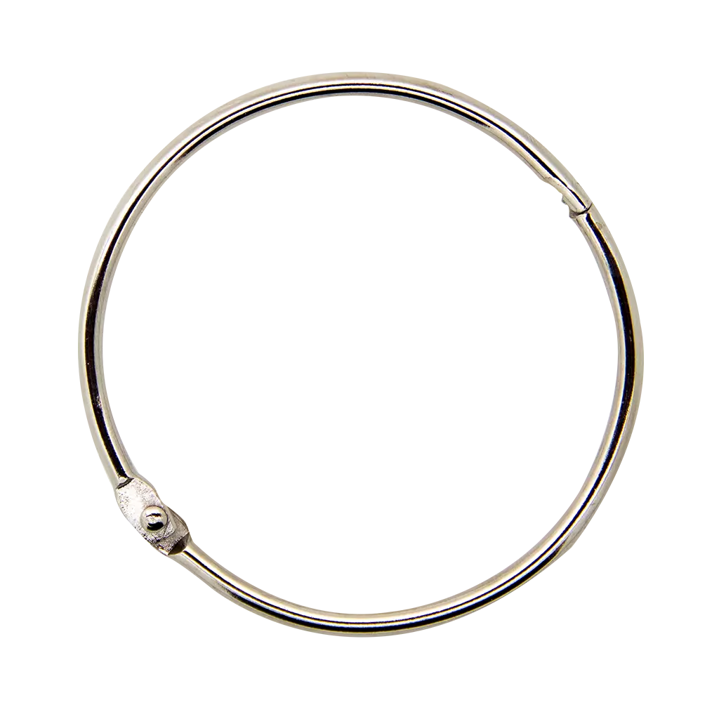 COLORPOPS ON RING 50PCS OVAL BLACK