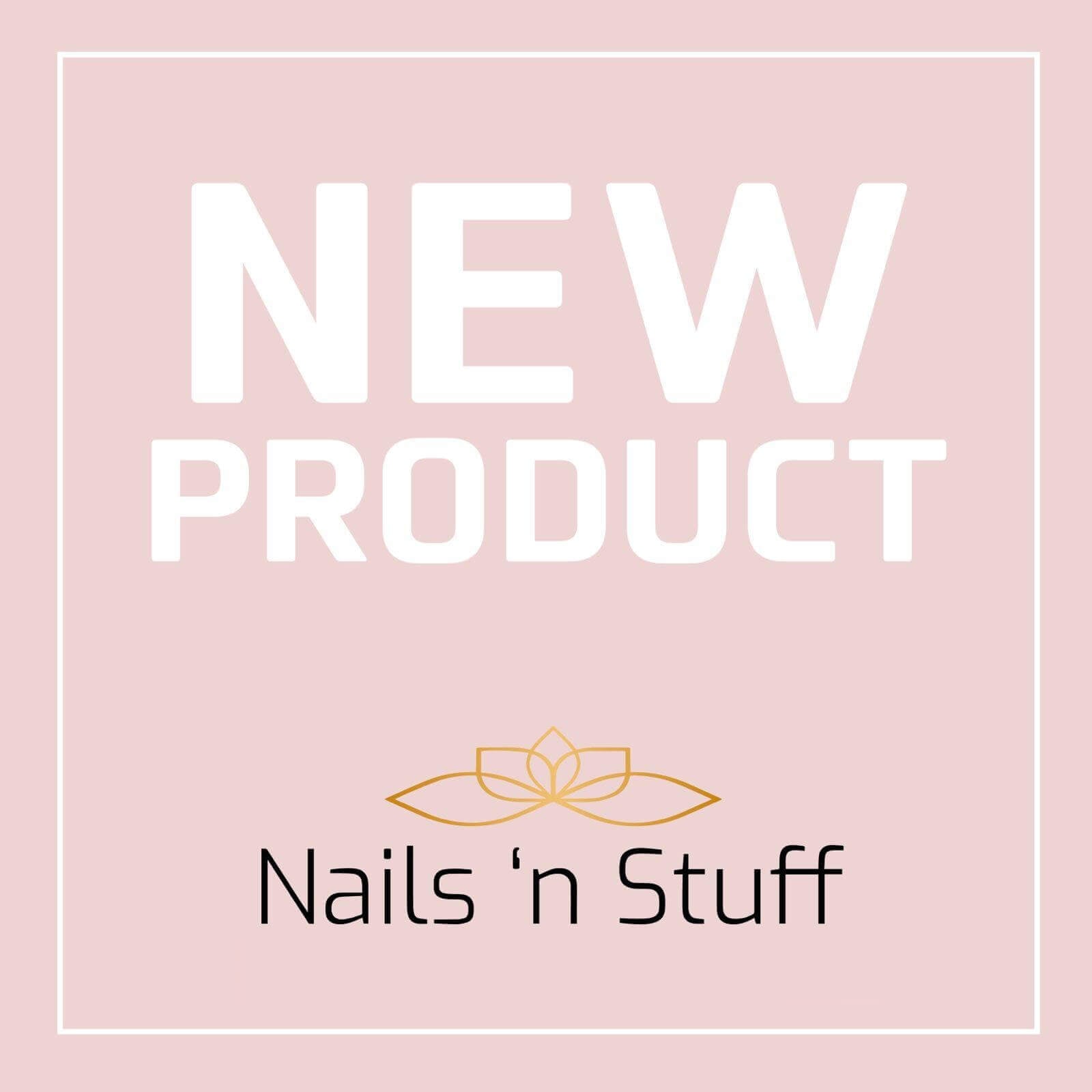 Nails 'n Stuff NEW PRODUCT – roze met gouden lotuslogo