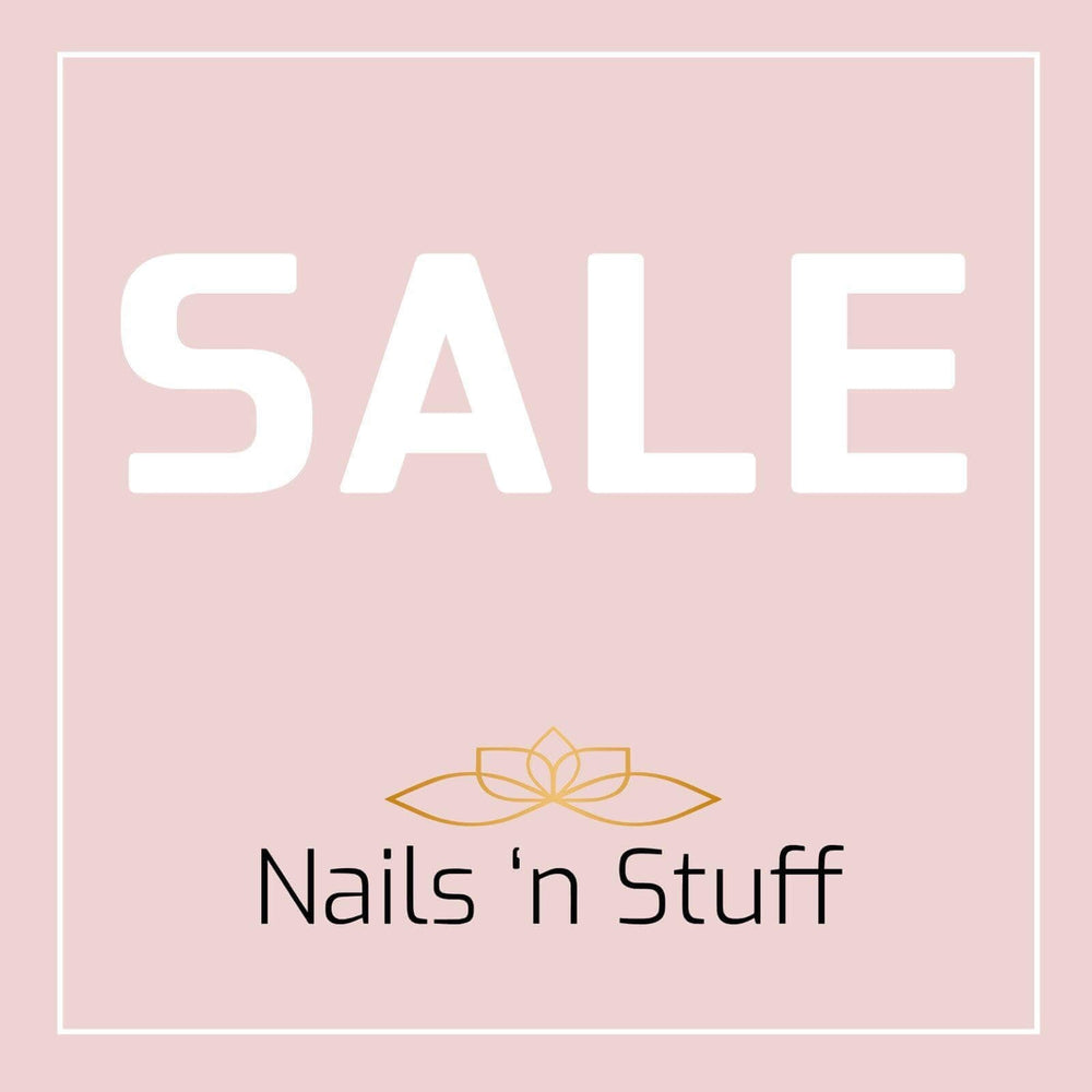 Nails 'n Stuff SALE – roze met gouden lotuslogo