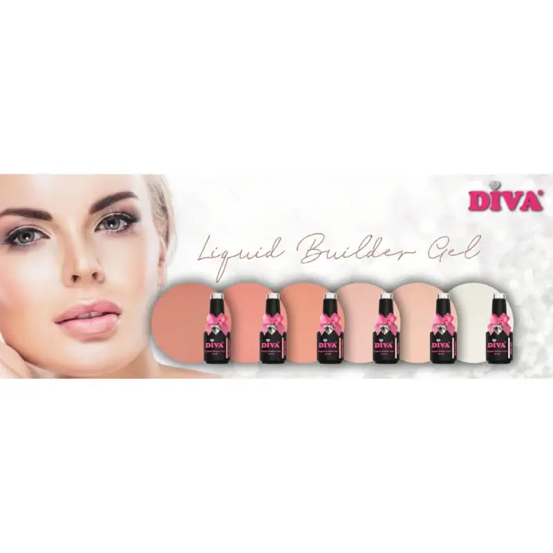 DIVA Liquid Builder Gel Cashmere Nude 15 ml