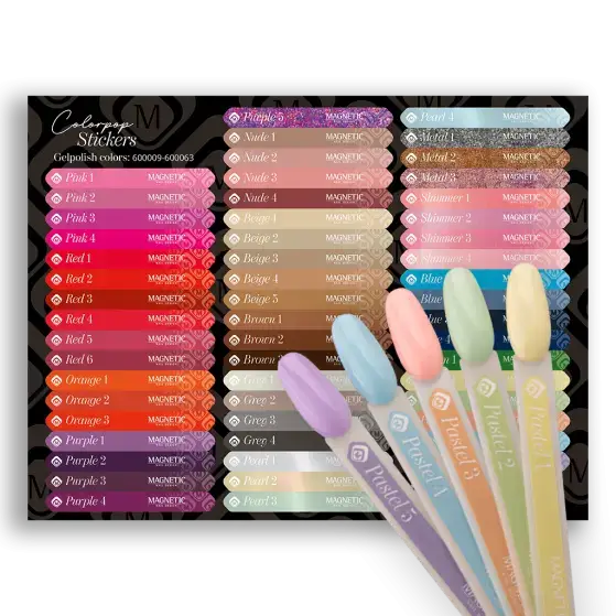 Colorpop Stickervel Gelpolish 600009 t/m 600063