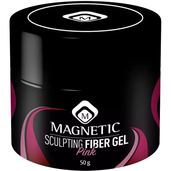 Magnetic Sculpting Fiber Gel Pink 50g  TPO Free