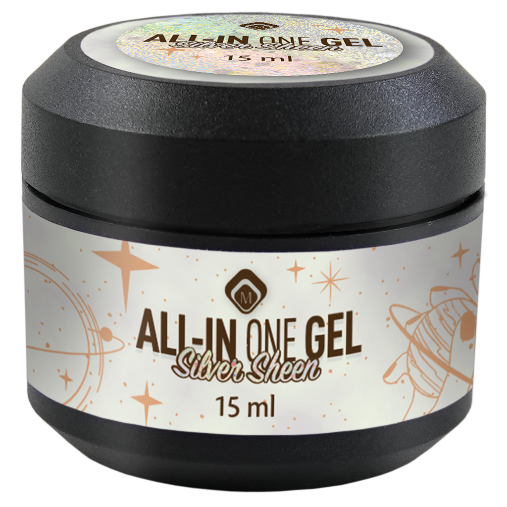 All in One Gel Silver Sheen