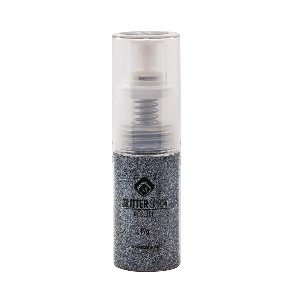 Glitter Spray Steel Grey 17g