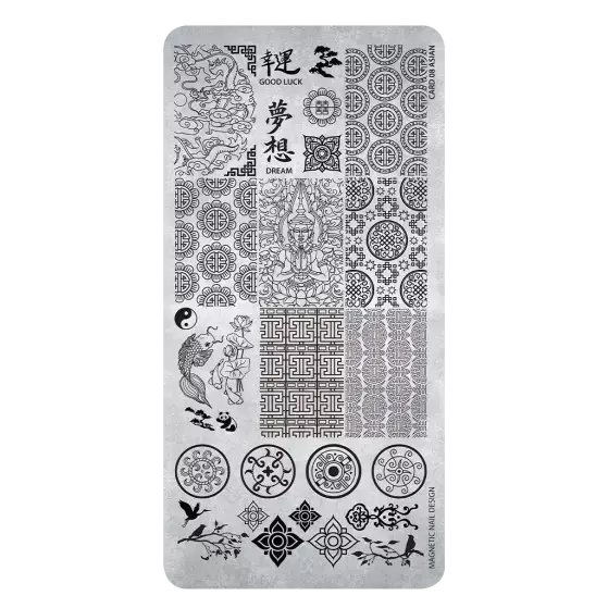 Stamping Plate 08 Asian Style