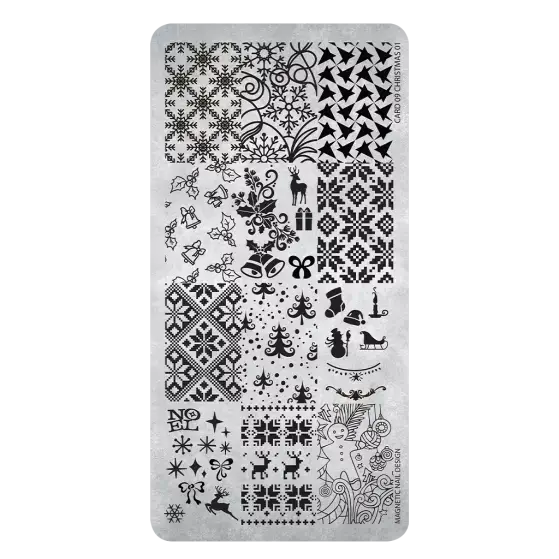 Stamping Plate 09 Christmas