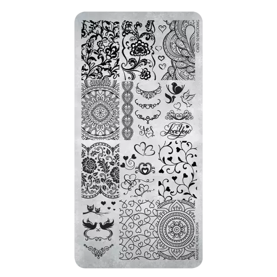 Stamping Plate 10 Wedding