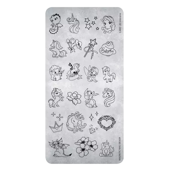 Stamping Plate 26 Unicorn