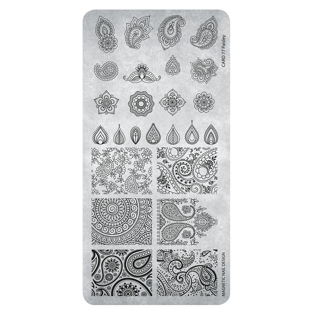 Stampingplate 77 Paisley