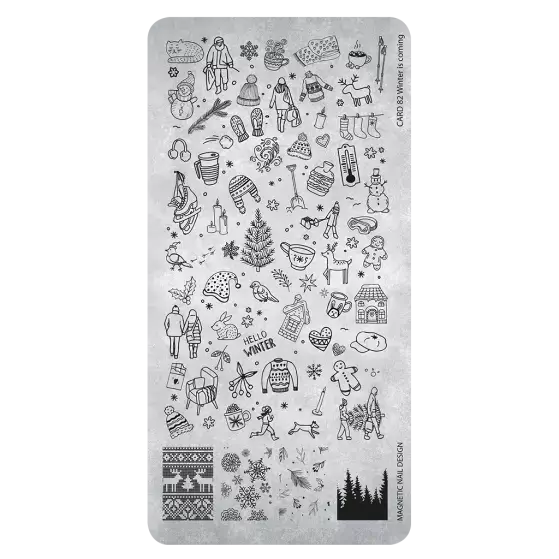 Stampingplate 82 Winter is Coming