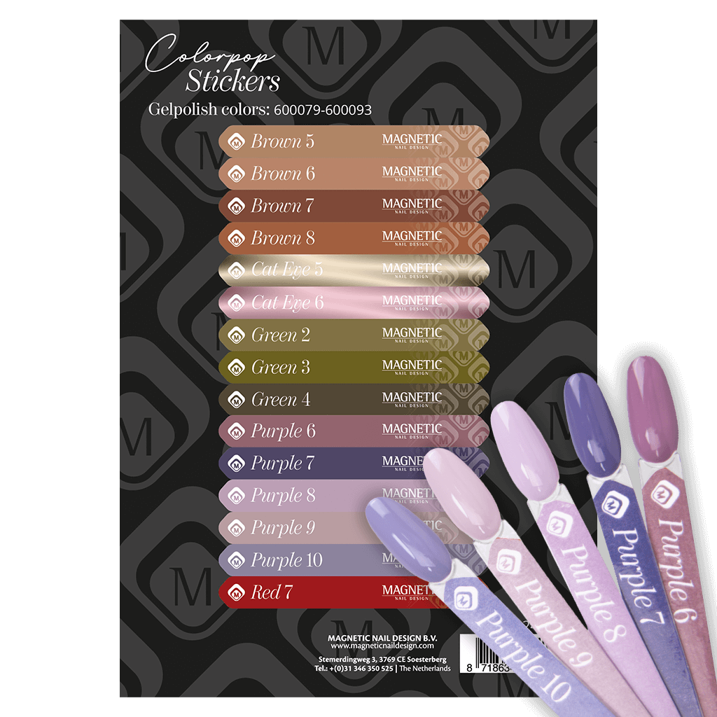 Colorpop Stickervel GP 600079 t/m 600093