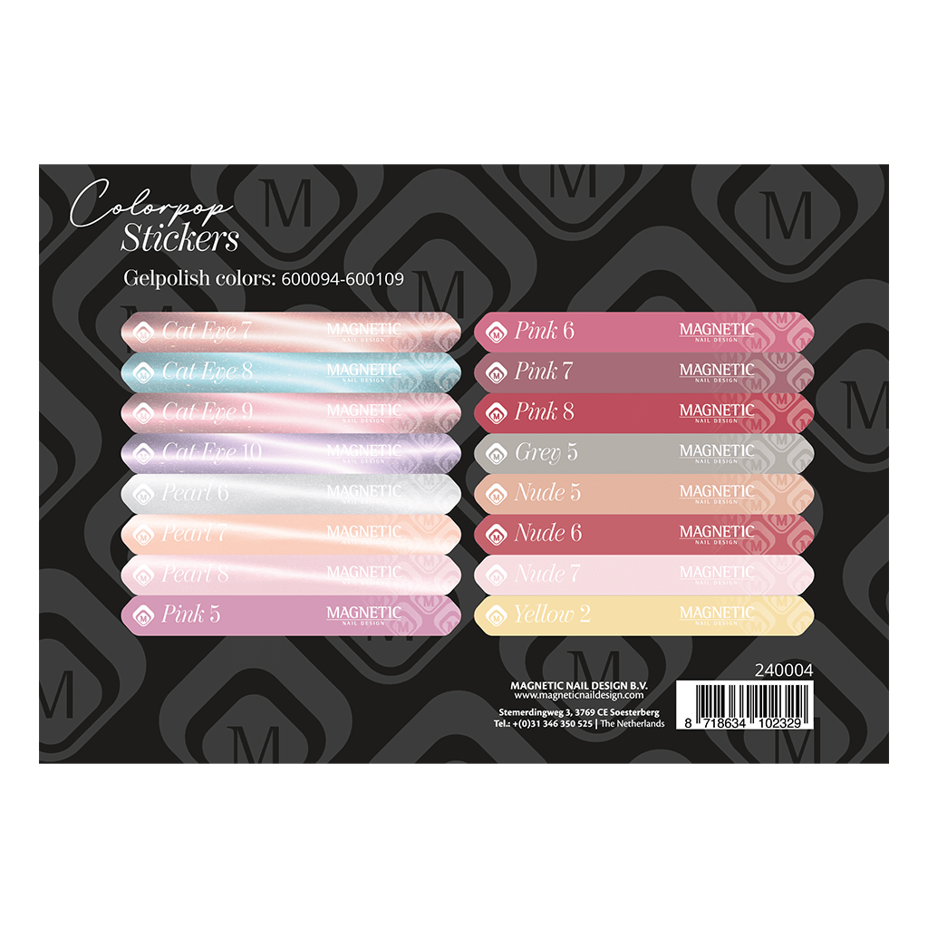 Colorpops Stickervel Gelpolish 600094 t/m 600109