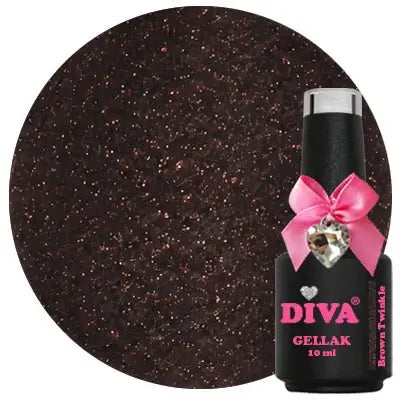 DIVA Gellak Brown Twinkle 10 ml